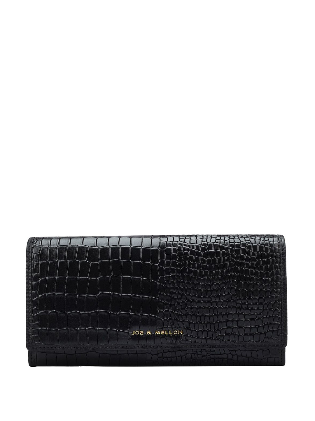 Joe & Mellon Women Textured Leather Envelope Wallet