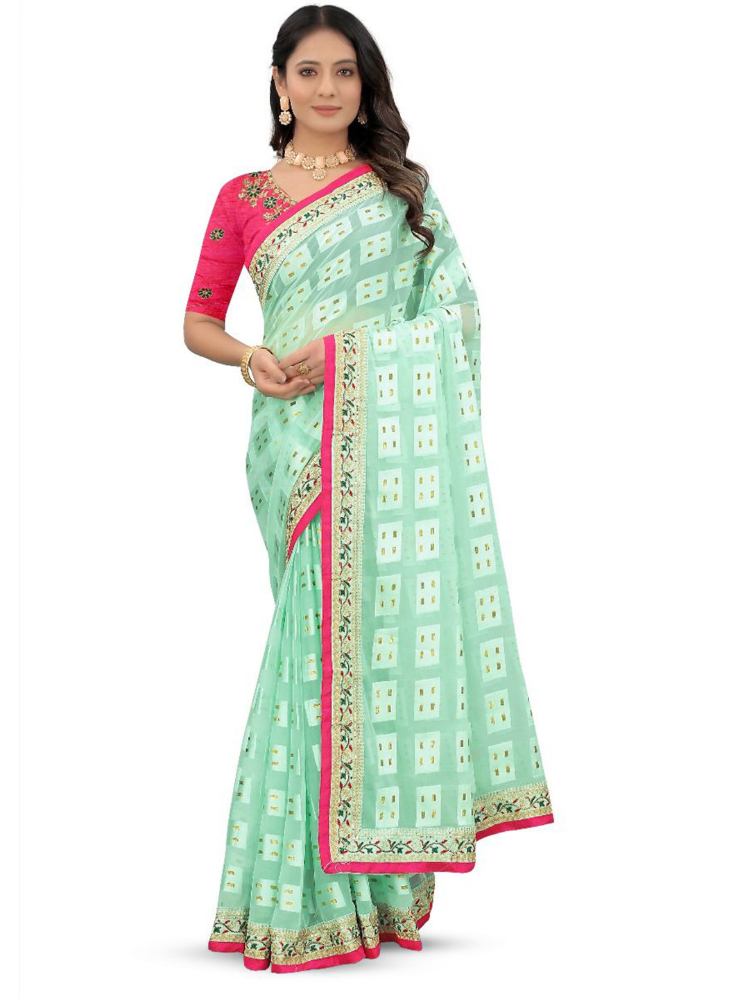 Monoria Embroidered Saree