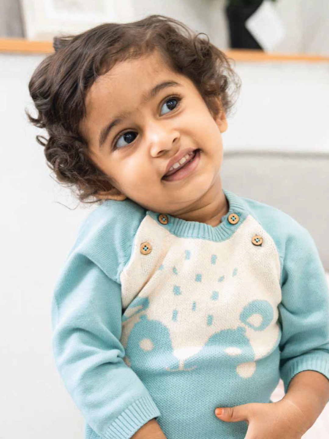 A Toddler Thing Unisex Kids Printed Pullover Sweater