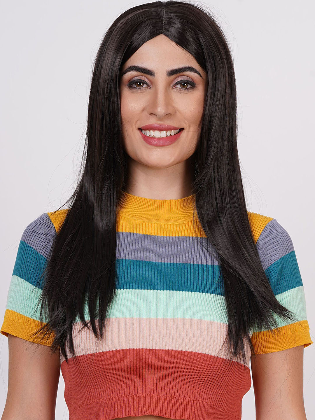 CRIBE Full Head Hair Wig - Natural Black