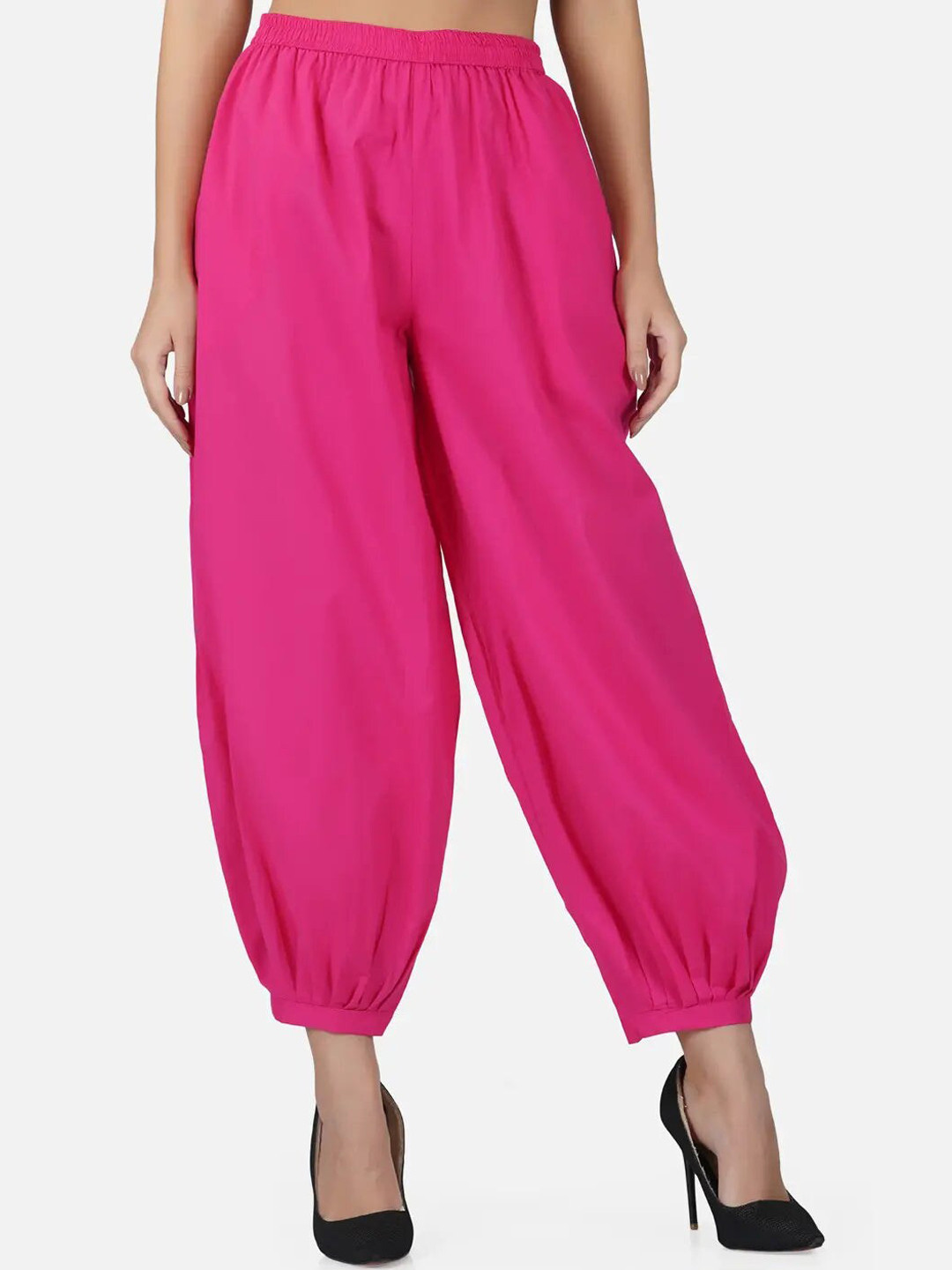 KALINI Women Ikat Loose Fit Viscose Rayon Salwar