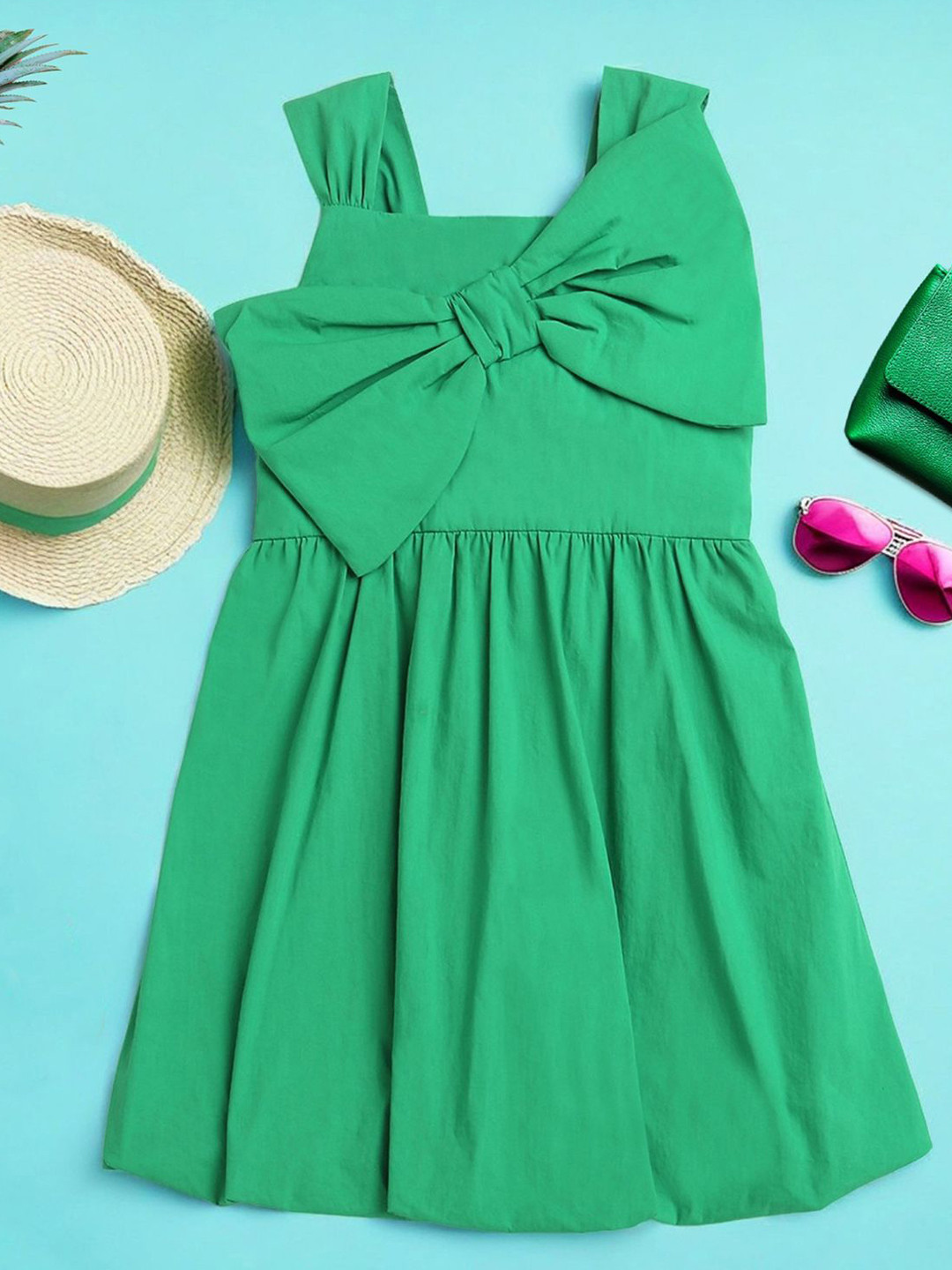 ZIP ZAP ZOOP Bow Detail Fit & Flare Dress