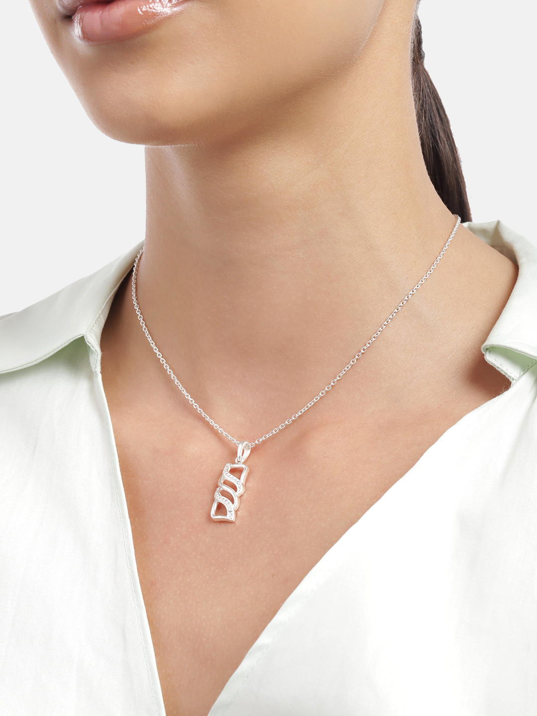 Unniyarcha 92.5 Silver Necklace