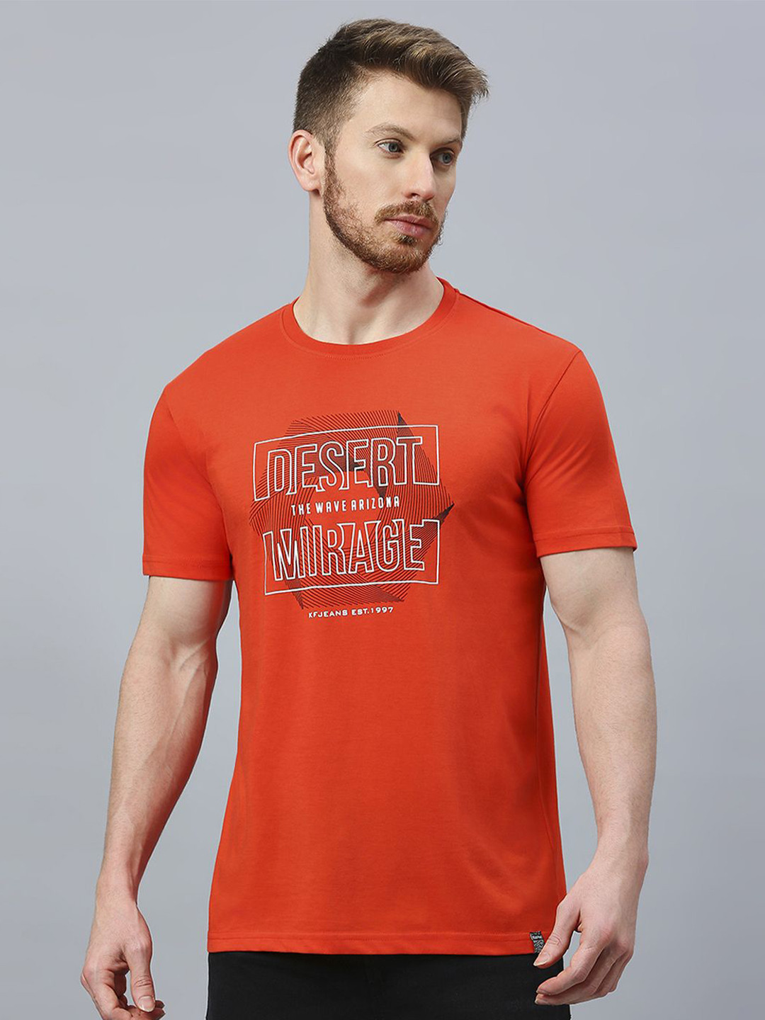 Klub Fox Men Printed T-shirt