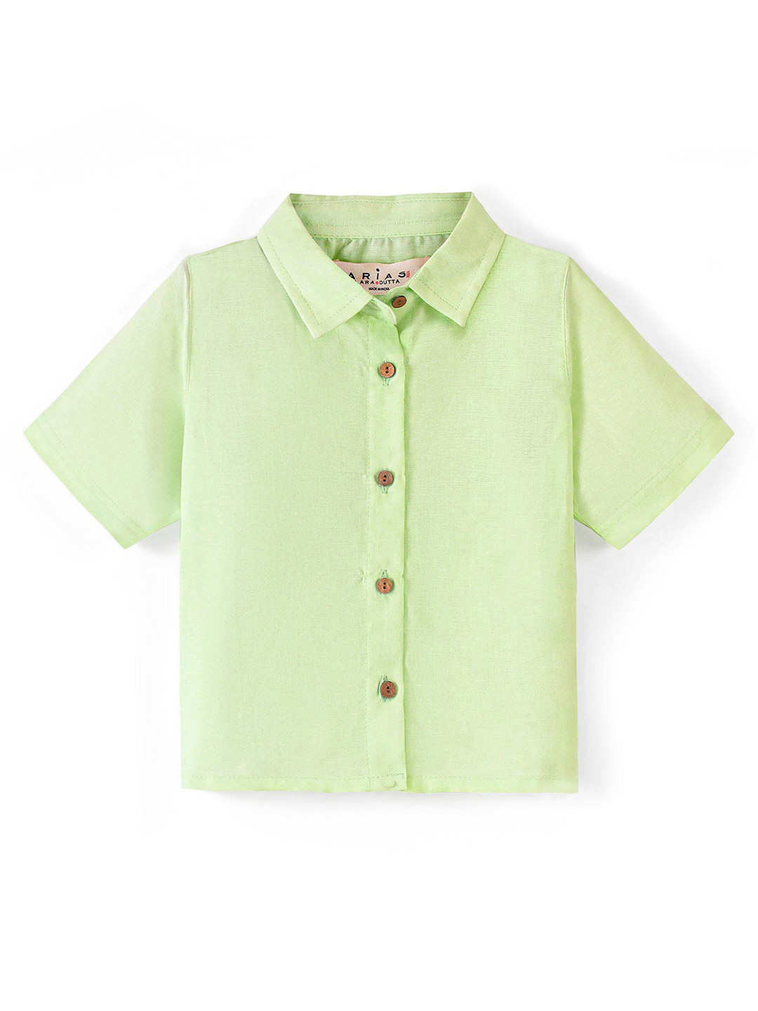 ARIAS By LARA DUTTA Linen Shirt Style Top