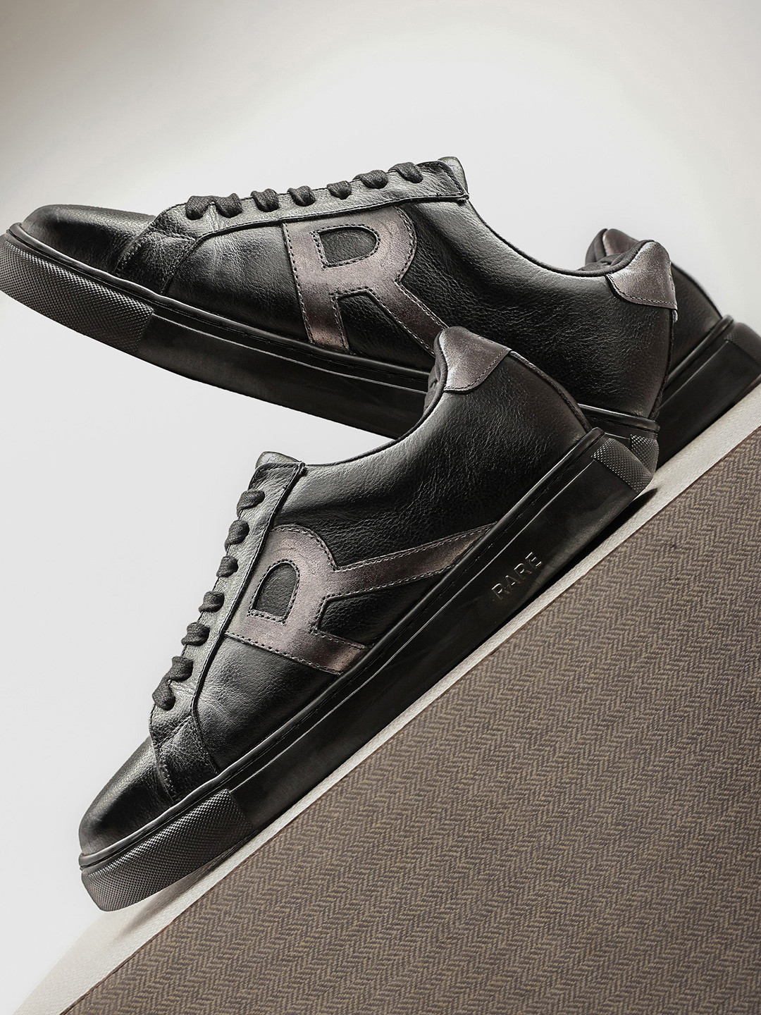 RARE RABBIT Men Nova Pro Leather Sneakers