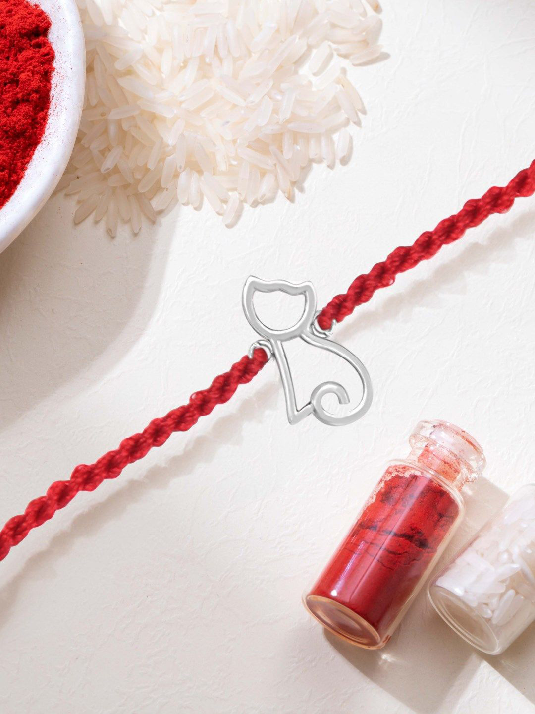 Zavya Kids 925 Sterling Silver Rhodium Plated Rakhi