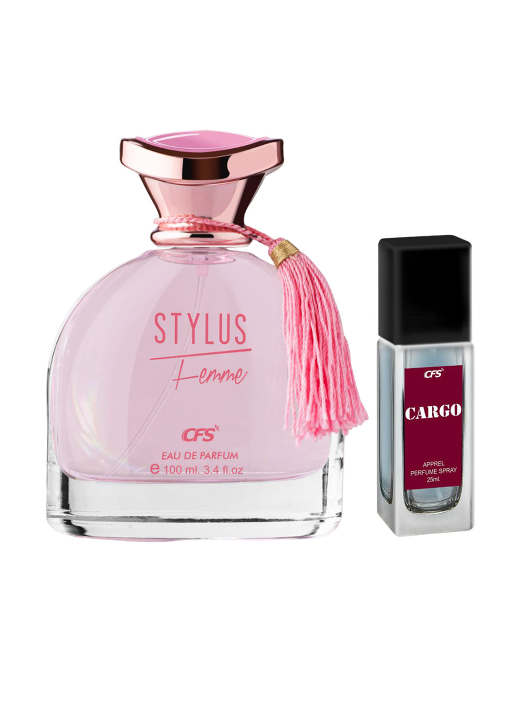 CFS Set of Stylus Femme Eau De Parfum & Cargo Perfume Spray - 100ml + 25ml
