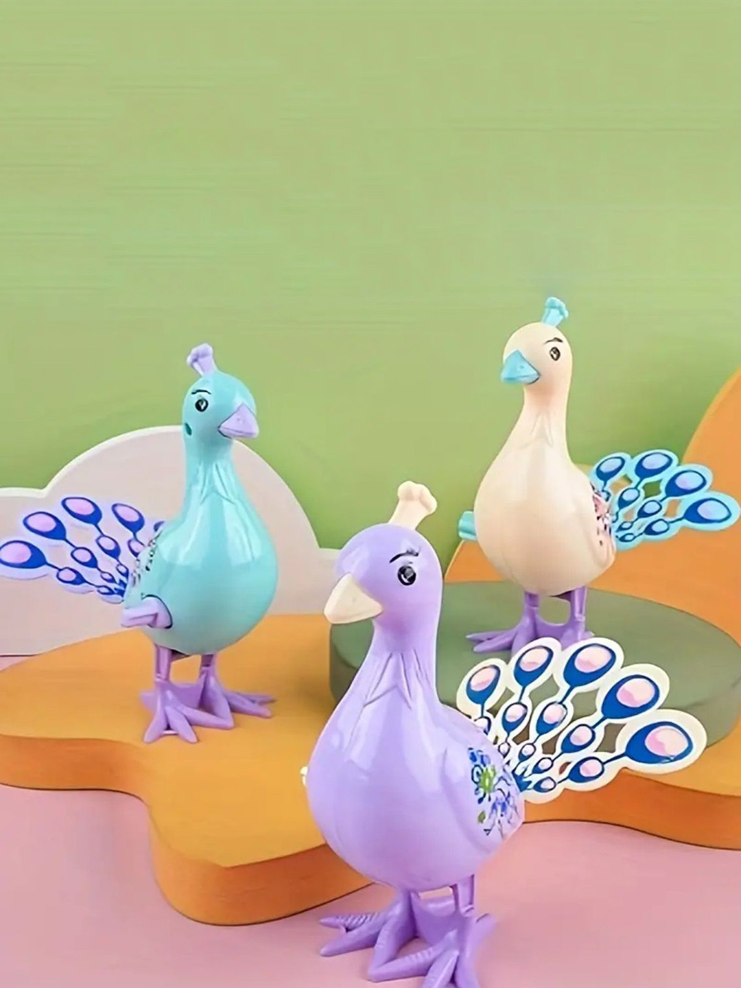 OPINA Kids Set Of 2  Peacock Key Toys