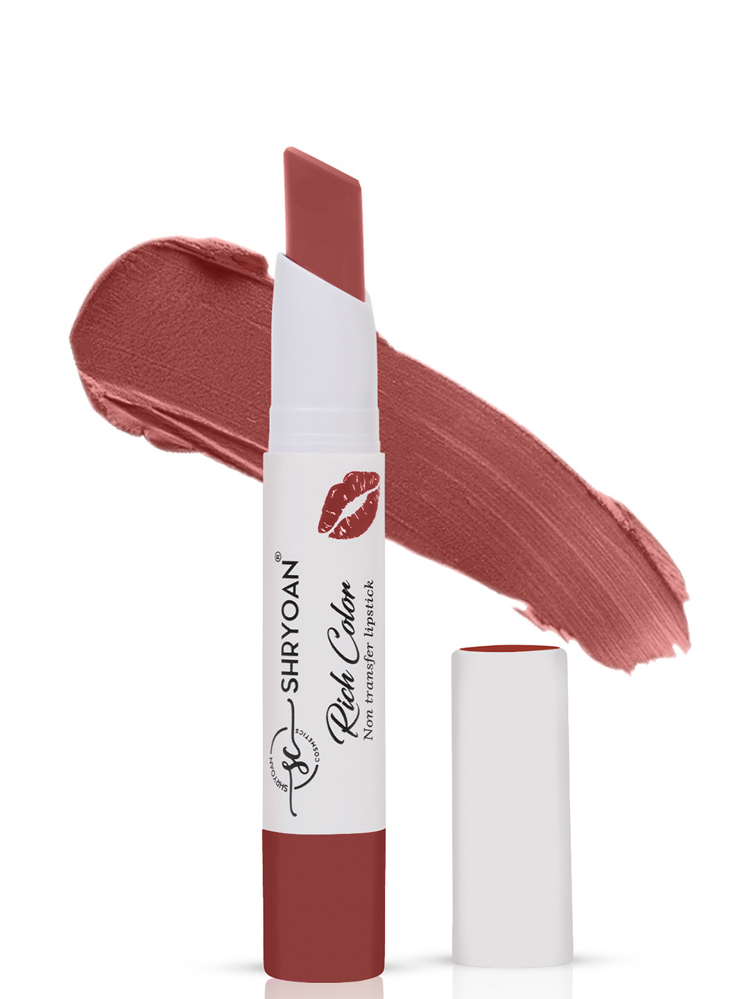 SHRYOAN Rich Color Long Stay & Waterproof Non-Transfer Matte Lipstick - Milkshake 06