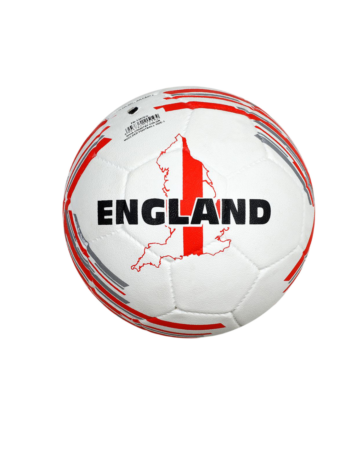 NIVIA Country Colour ( England) Rubber Moulded Football Size-5