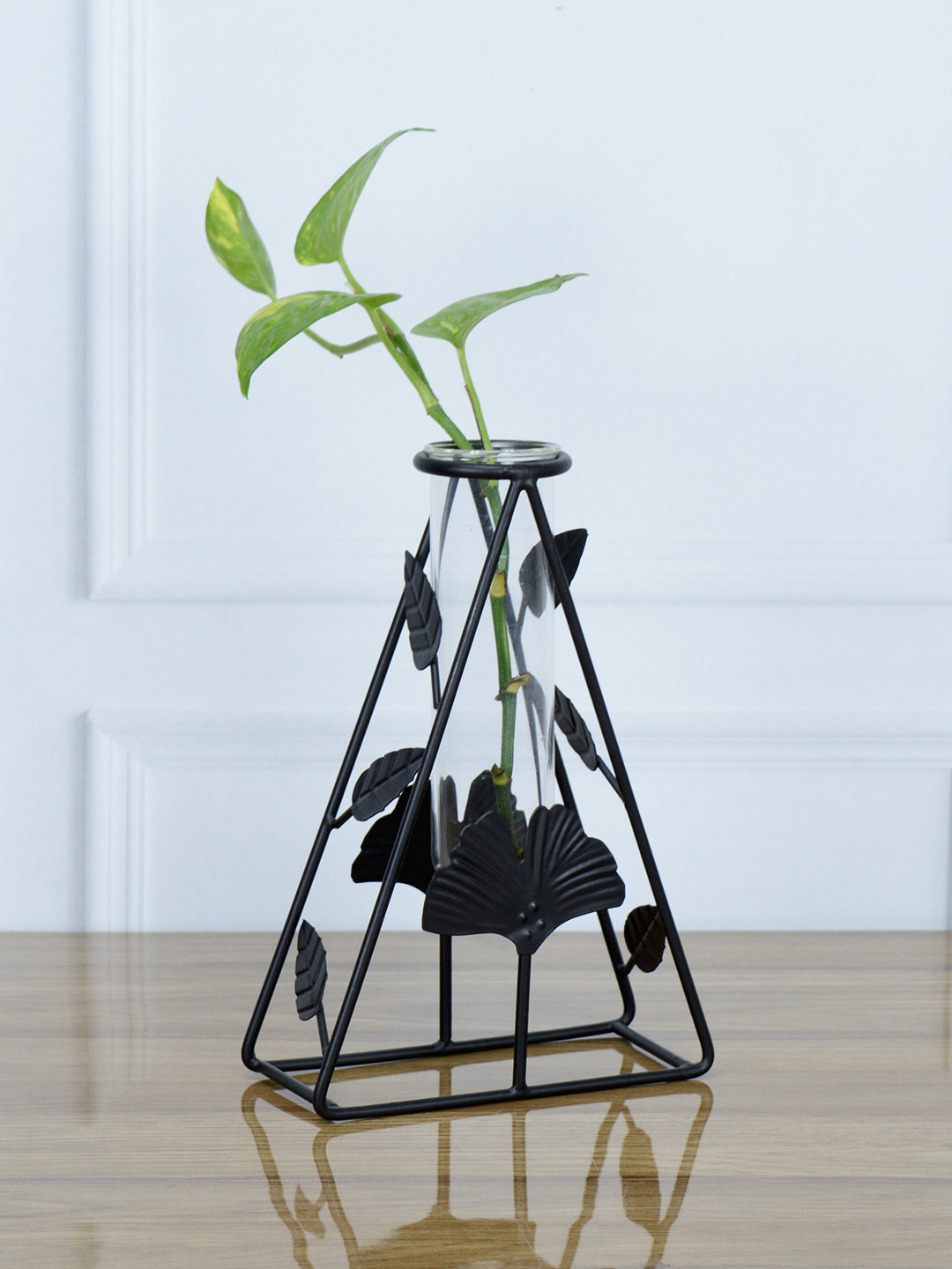 Maison Modern Black Metal Flower Vase