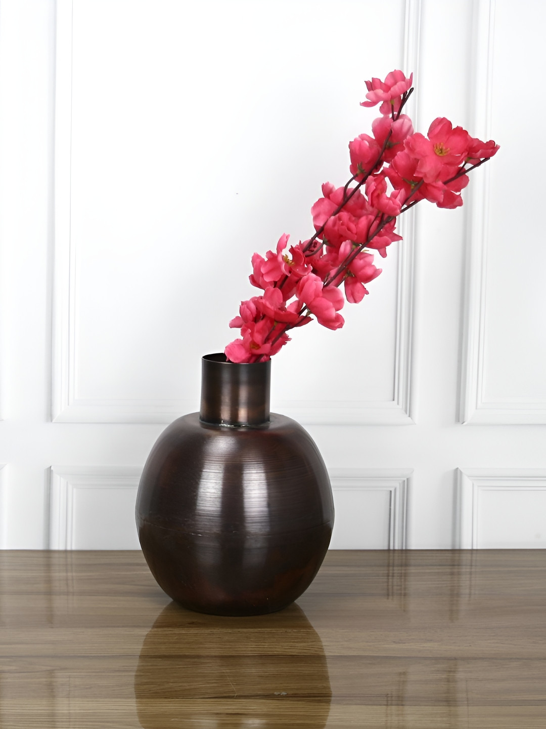 Maison Modern Copper Toned Iron Antique Elegance Vase