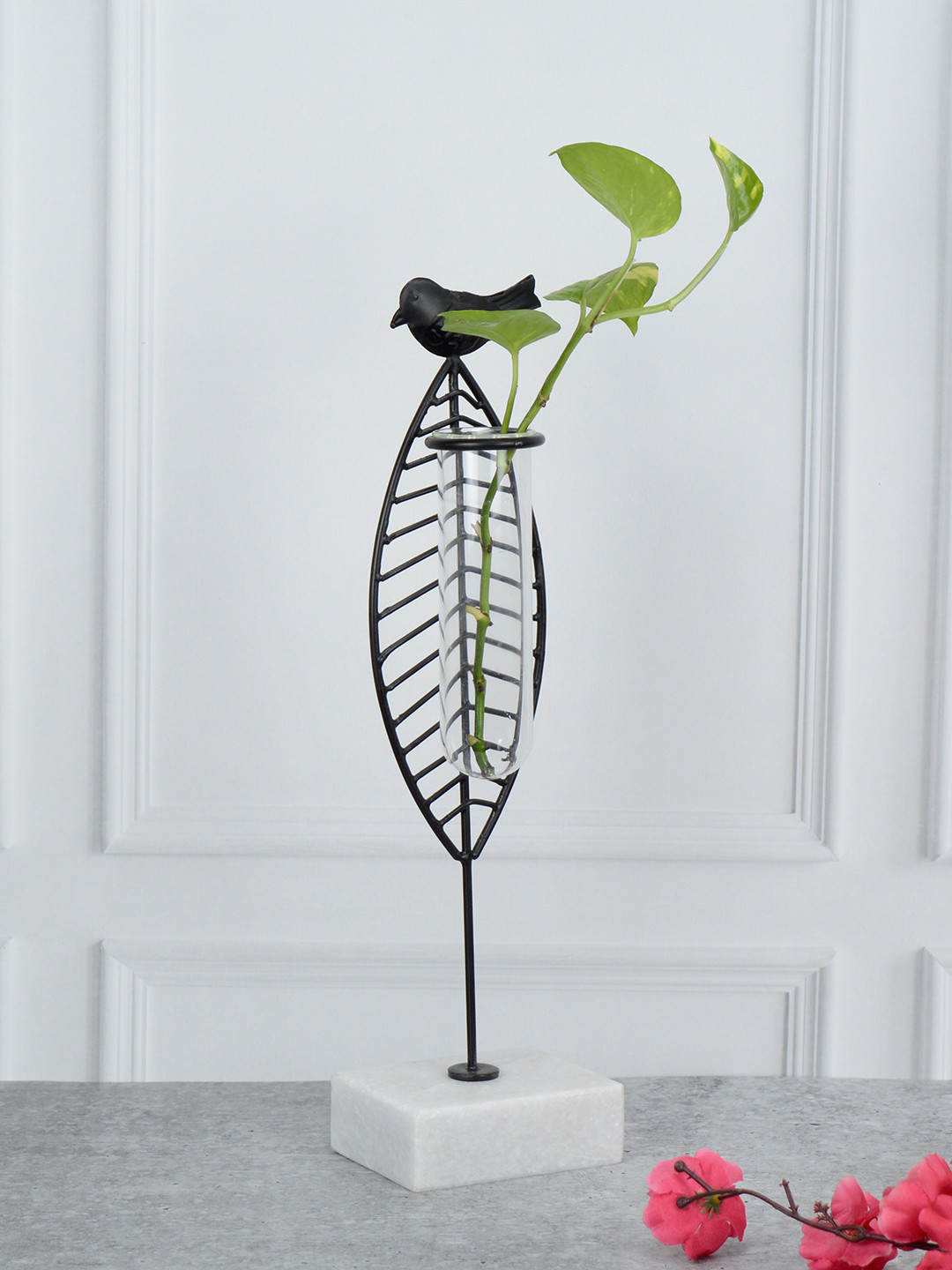 Maison Modern Black Leaf Test Tube Bud Vase