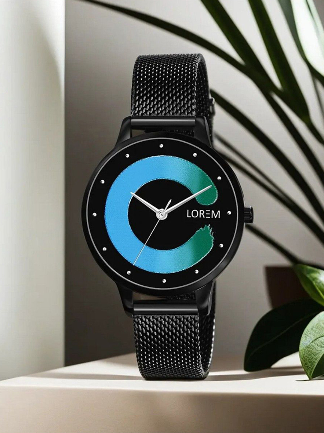 LOREM WomenDial & Stainless Steel Bracelet Style Straps Analogue Watch LR352-B