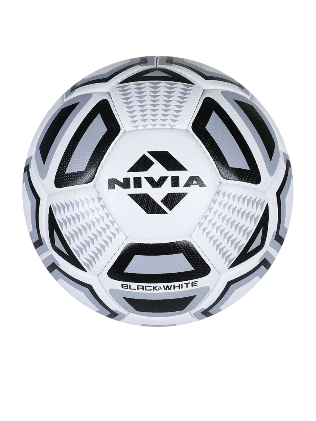 NIVIA 32 Panel Rubberized Stitched Football Size-4