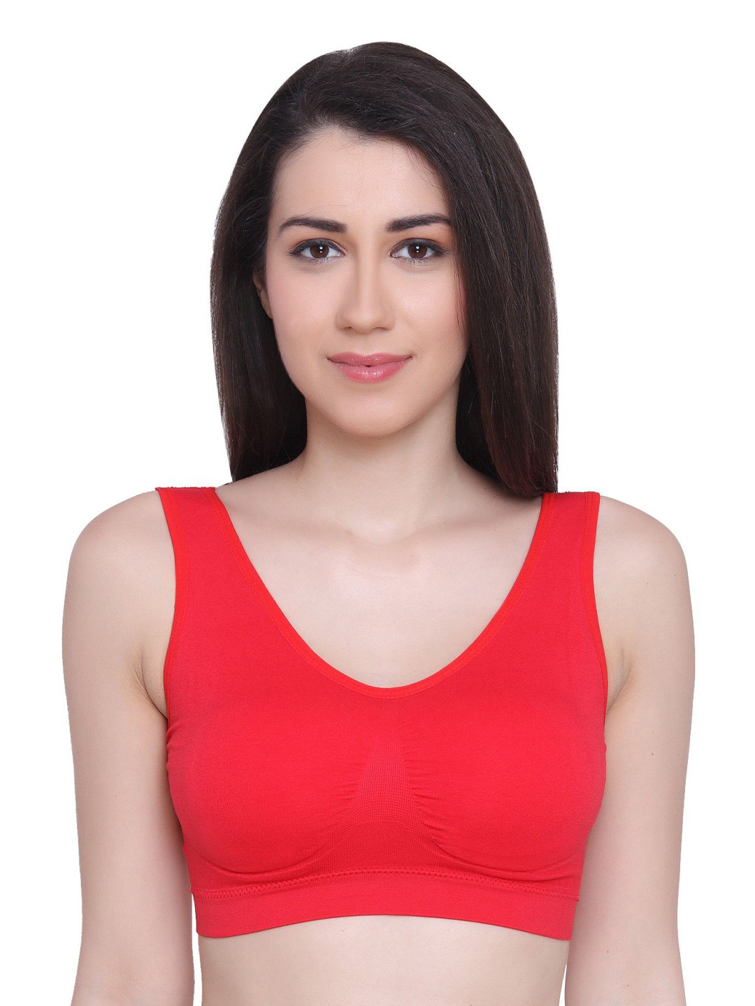 Glamoras Removable Padding Rapid-Dry Workout Bra With All Day Comfort