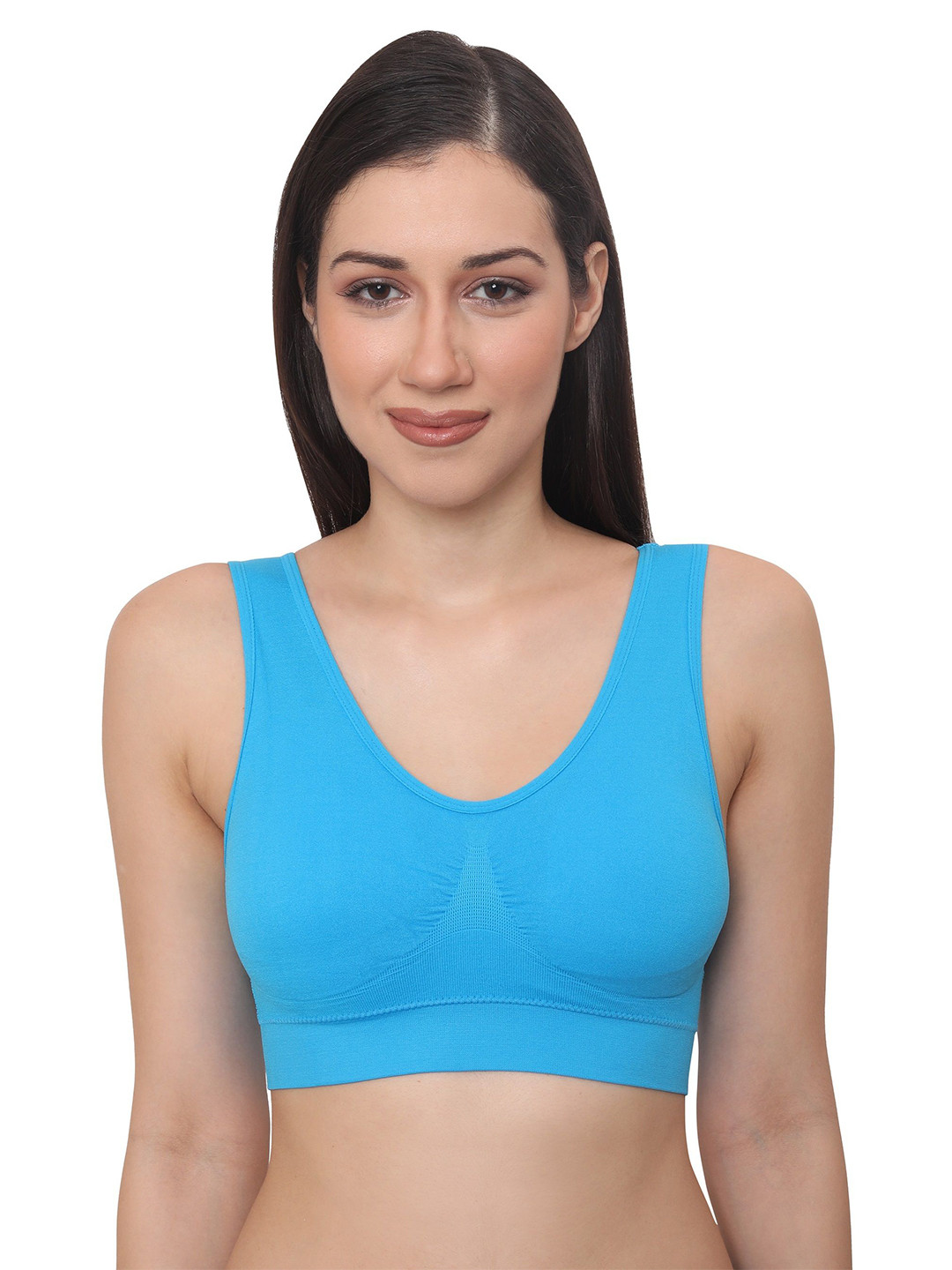 Glamoras Removable Padding Rapid-Dry Workout Bra With All Day Comfort