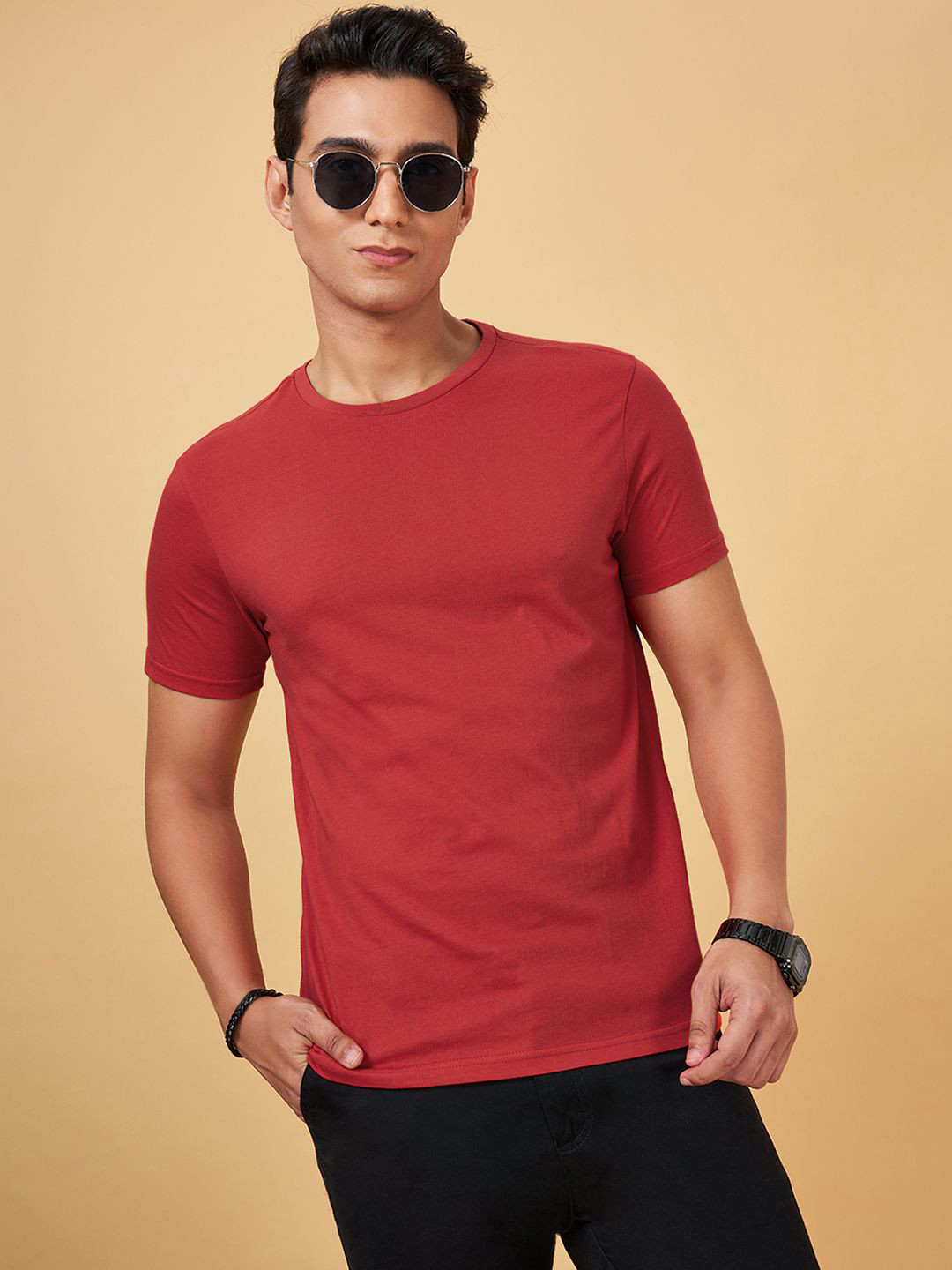 BYFORD by Pantaloons Men Pockets T-shirt