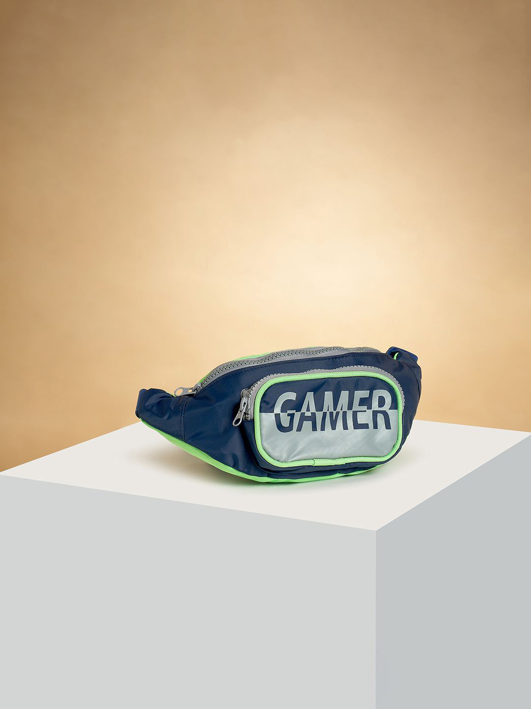 Pantaloons Junior Colourblocked Structured Sling Bag with Cut Work