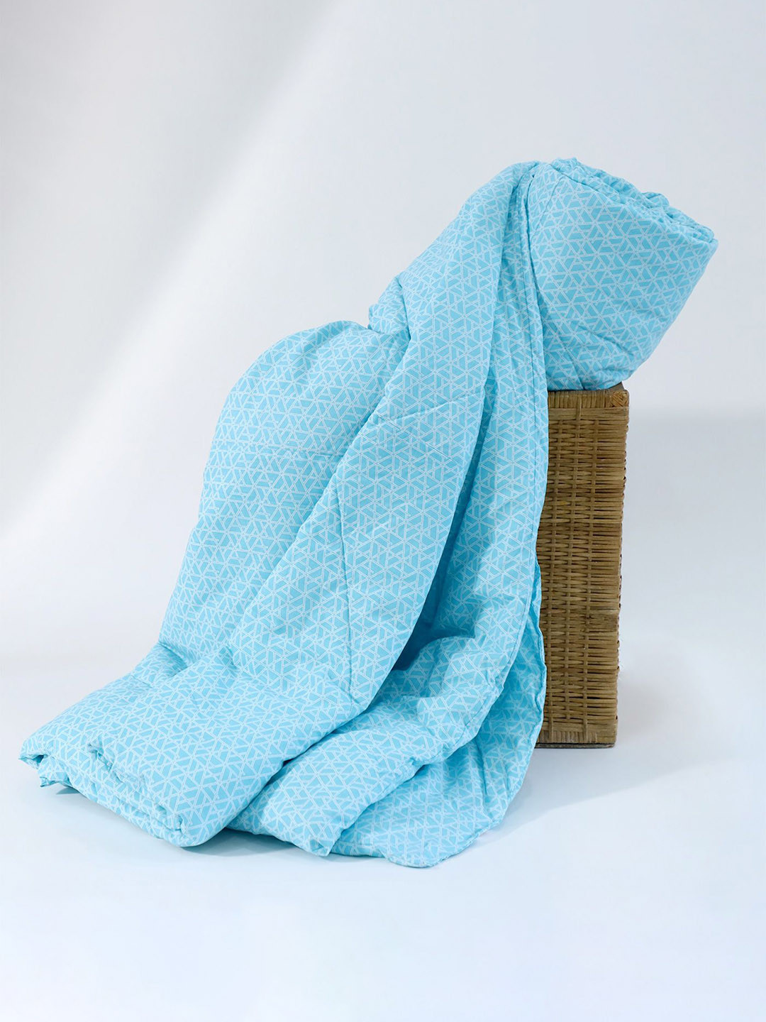 IGP Blue Printed Double Comforter