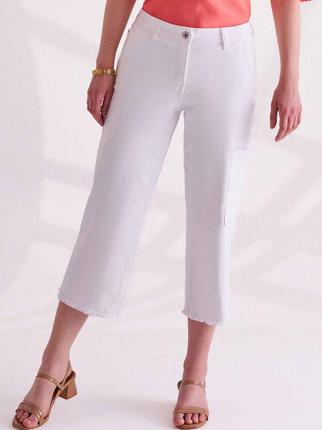 B.Copenhagen Women Regular Fit Capri Pants