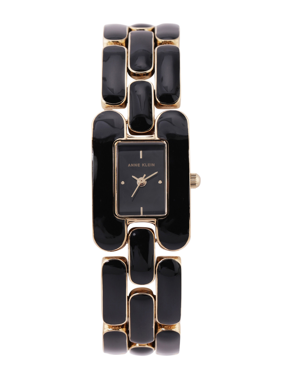 ANNE KLEIN Women Rectangular Dial & Bracelet Style Straps Analogue Watch AK4068GPBK