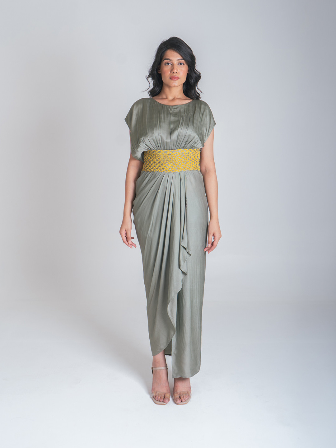 Neora Braided Cocktail Gown