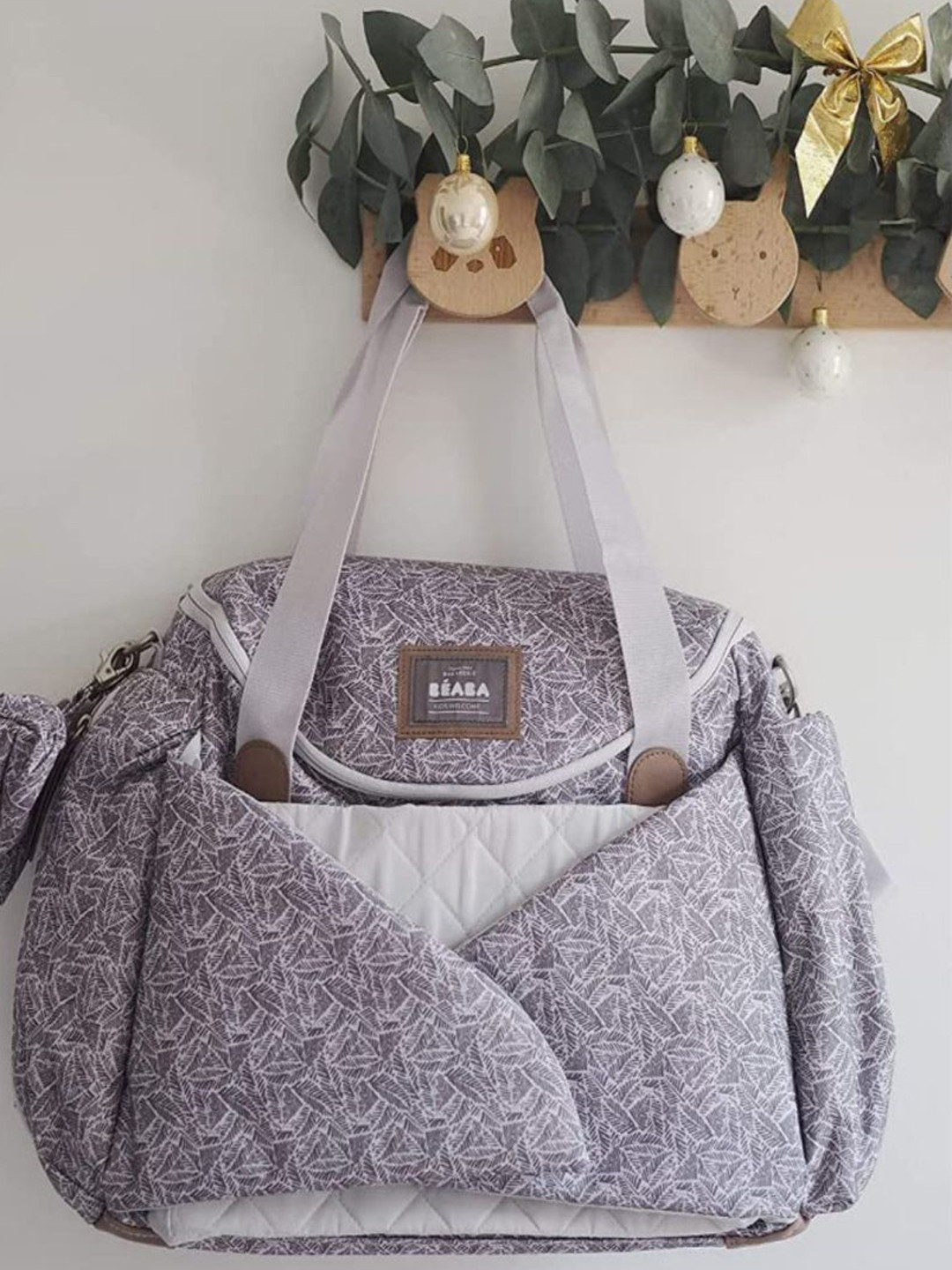 BEABA Printed Diaper Bag