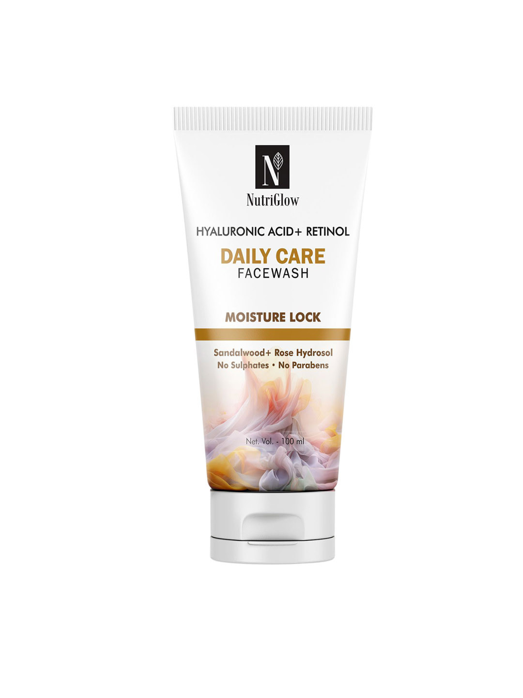 NutriGlow Hyaluronic Acid & Retinol Daily Care Face Wash - 100ml