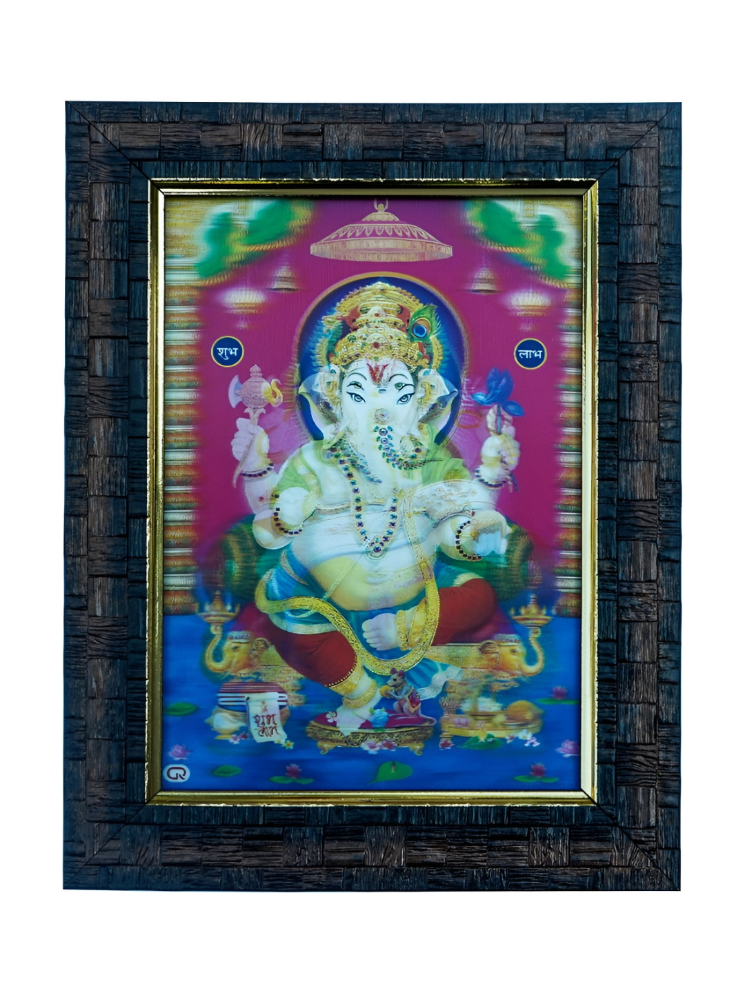 Hawai Black & Pink 3D Wooden Wall Photo Frames