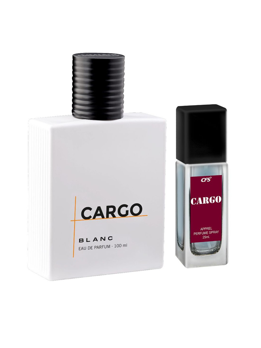CFS Cargo Blanc Eau de Parfum-100ml & Cargo Blue Long Lasting Perfume-25ml