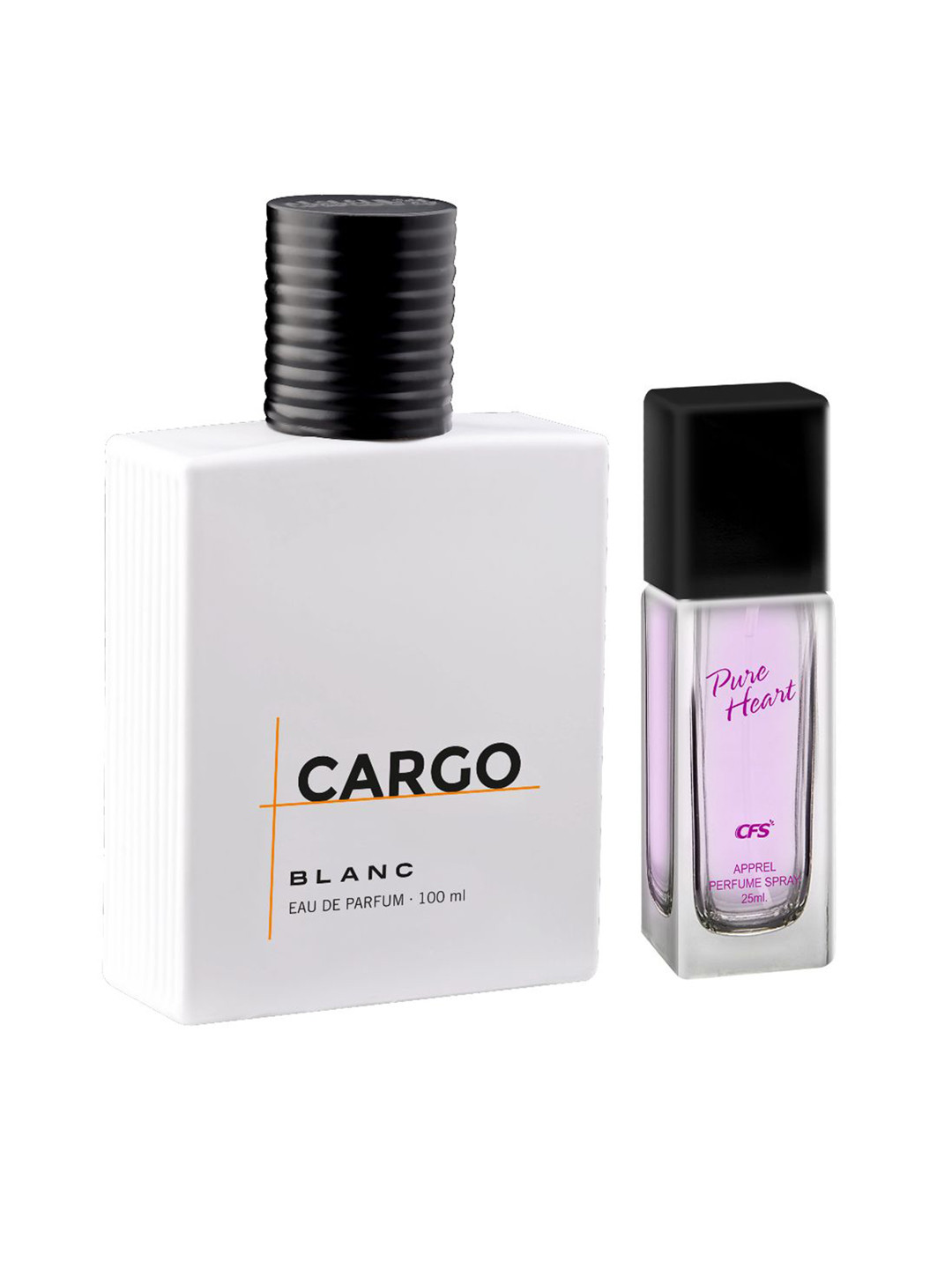 CFS Cargo Blanc EDP-100ml & Pure Heart Long Lasting Perfume-25ml