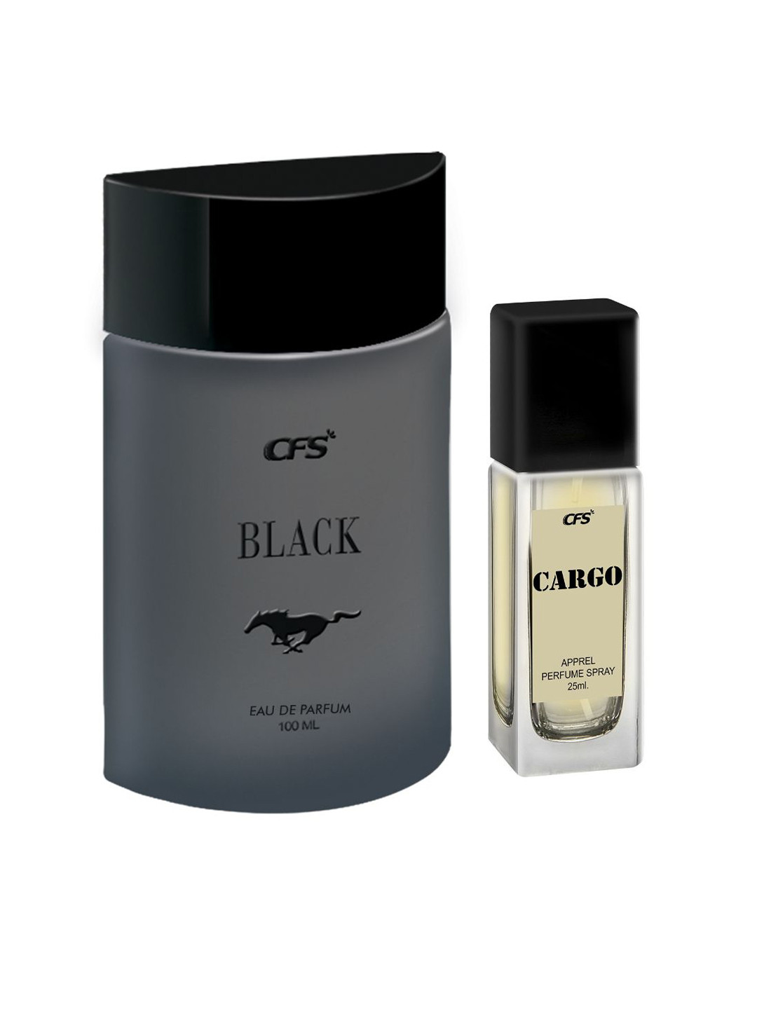 CFS Black Eau De Parfum & Cargo Khakhi Eau De Parfum - 25ml