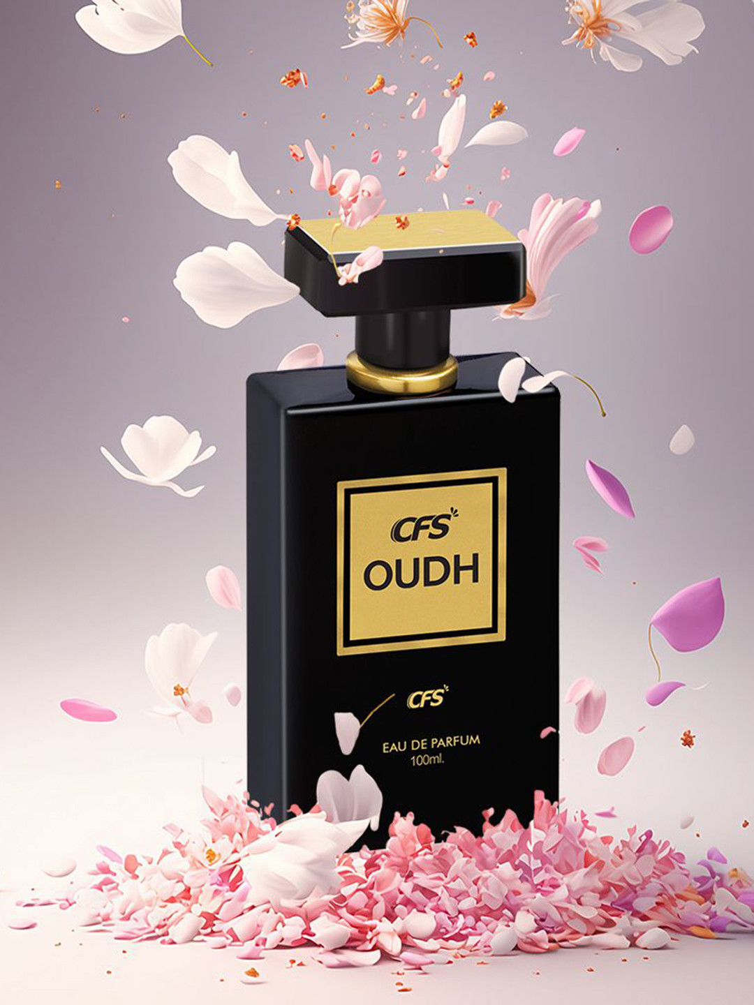CFS Oudh Black Long Lasting Eau De Parfum 100ml & Begin Blue Apparel Perfume 25ml