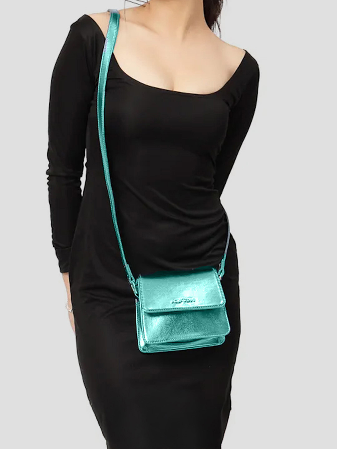 AQUATAN  Women PU Mini Crossbody Strap  Handbag