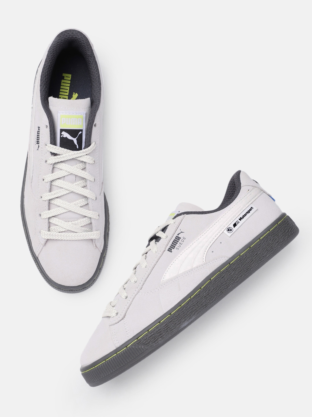 Buy PUMA Motorsport Unisex BMW Suede Sneakers Casual Shoes for Unisex 30035595 Myntra