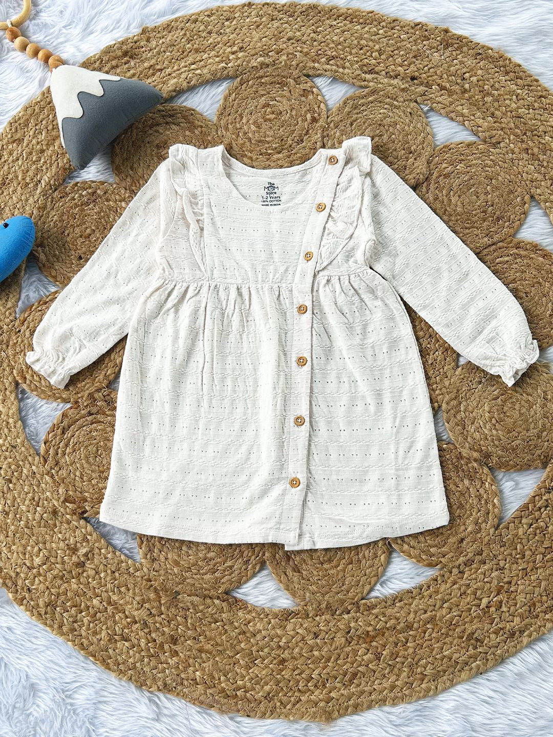 The Mom Store Girls Fit & Flare Dress