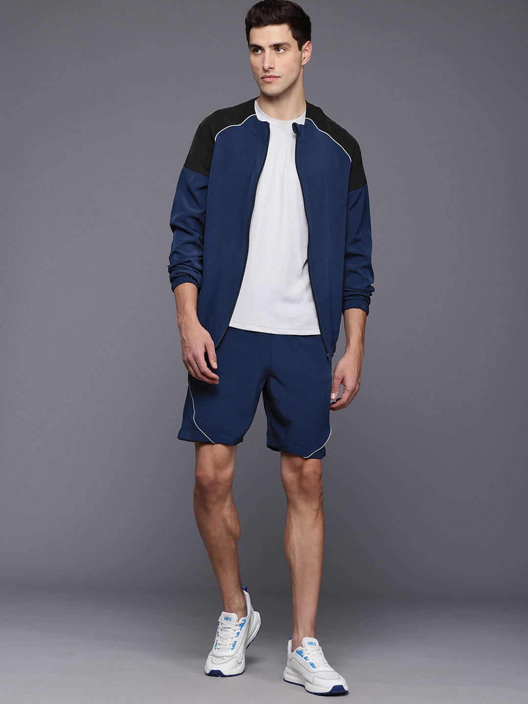 HRX by Hrithik Roshan Rapid-Dry Training Tracksuit With Reflective Detail