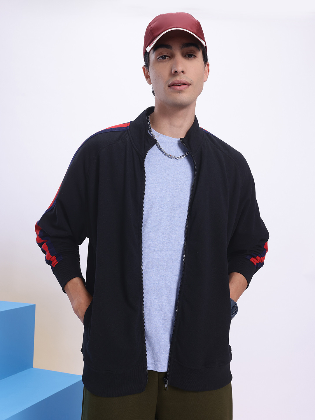 Aeropostale Men Front-Open Sweatshirt