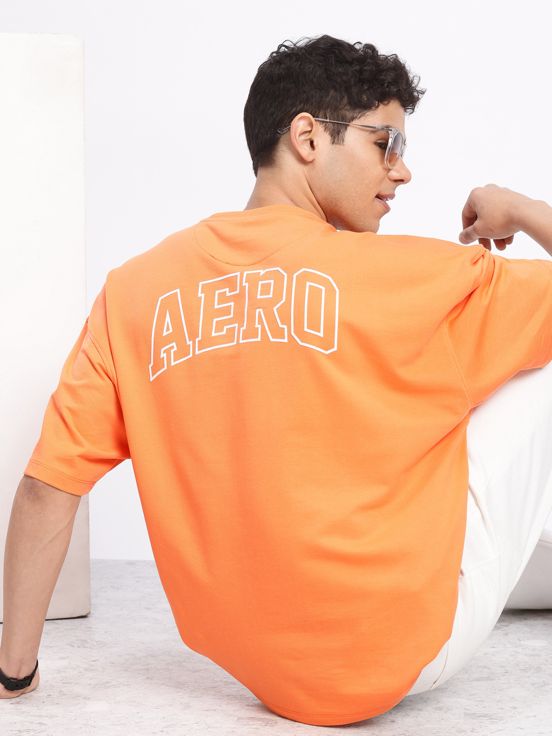 Aeropostale Printed Relaxed Fit Sweat Tshirt