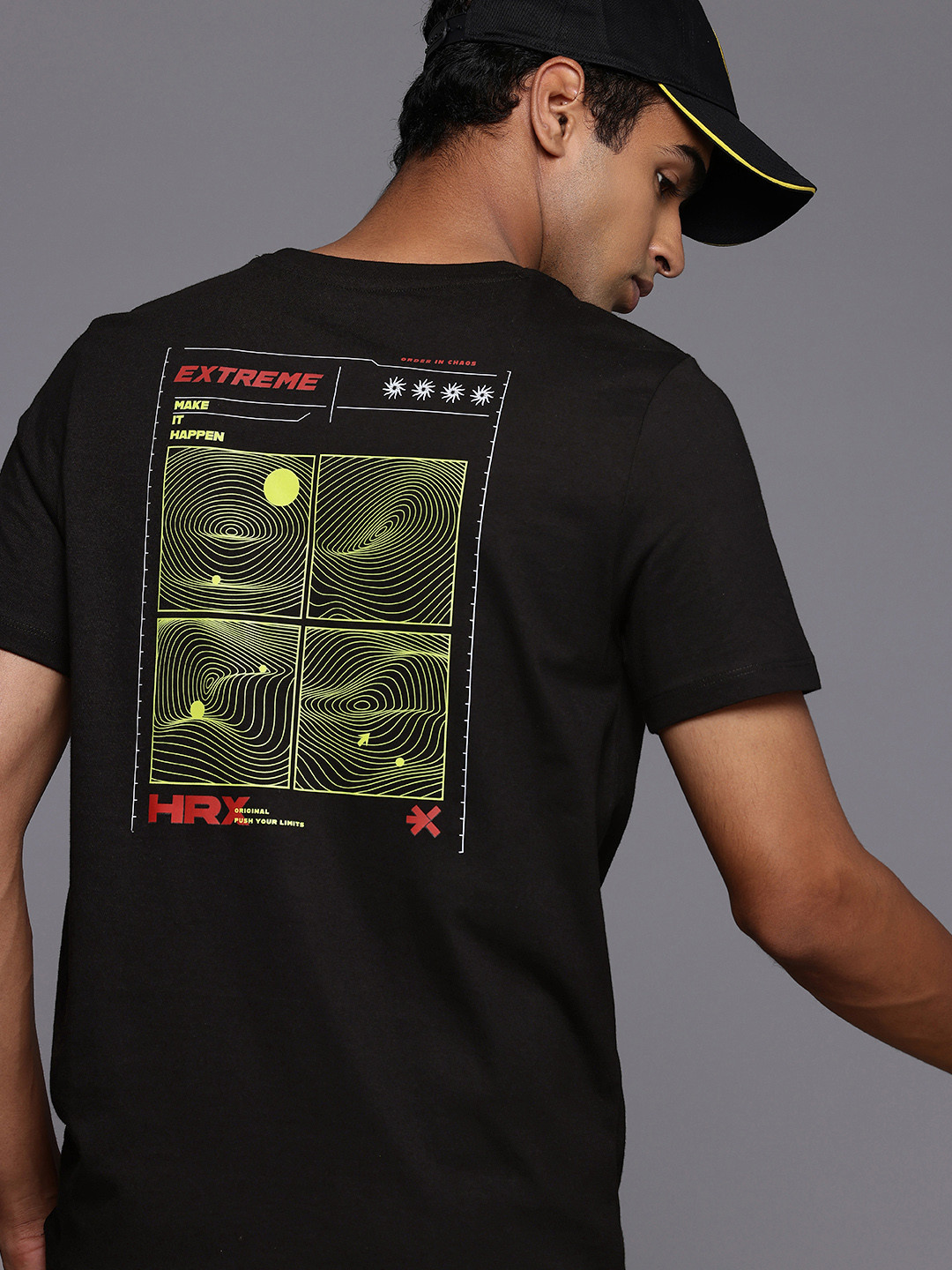HRX by Hrithik Roshan Street Pulse Printed Lifestyle T-shirt