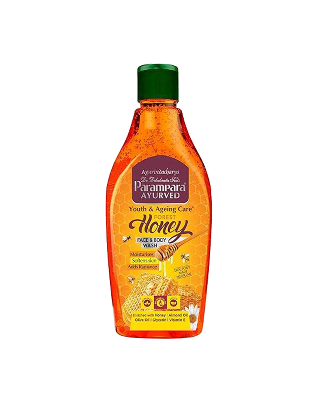 Parampara Ayurved Forest Honey Face & Body Wash - 300ml