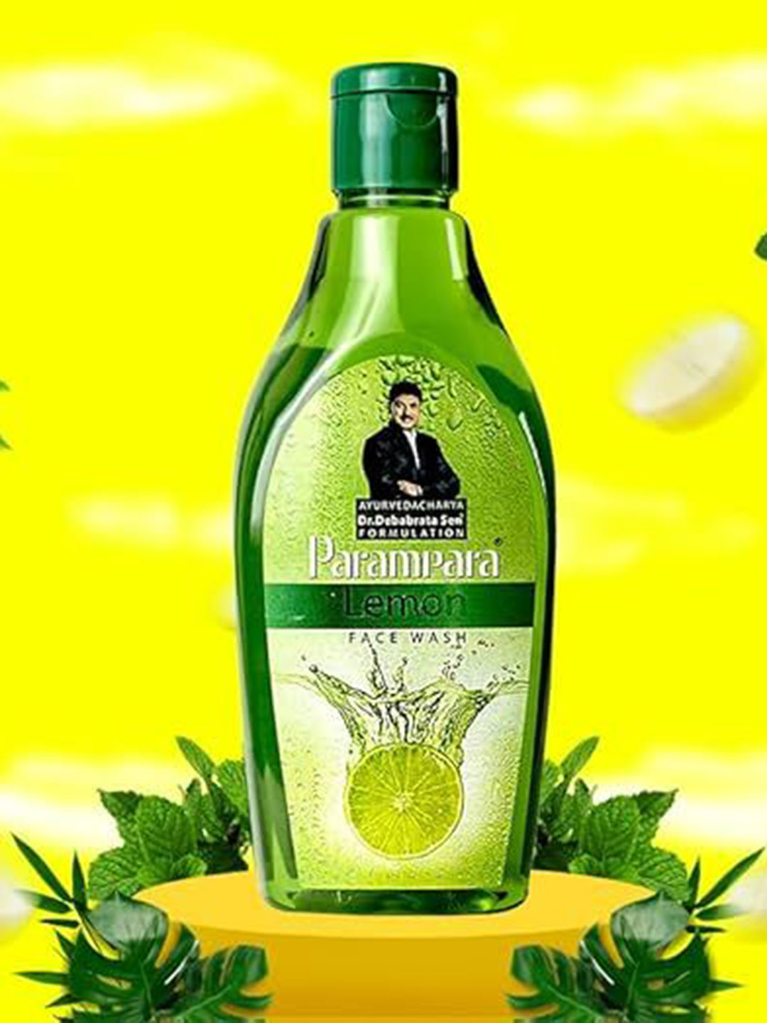 Parampara Ayurved Lemon Face Wash For Acne Prone Skin With Vitamin C -290ml