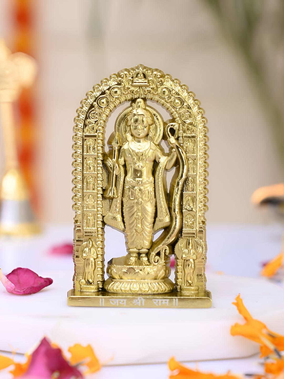 CRAFTAM Gold-Toned Religious Idol Showpiece
