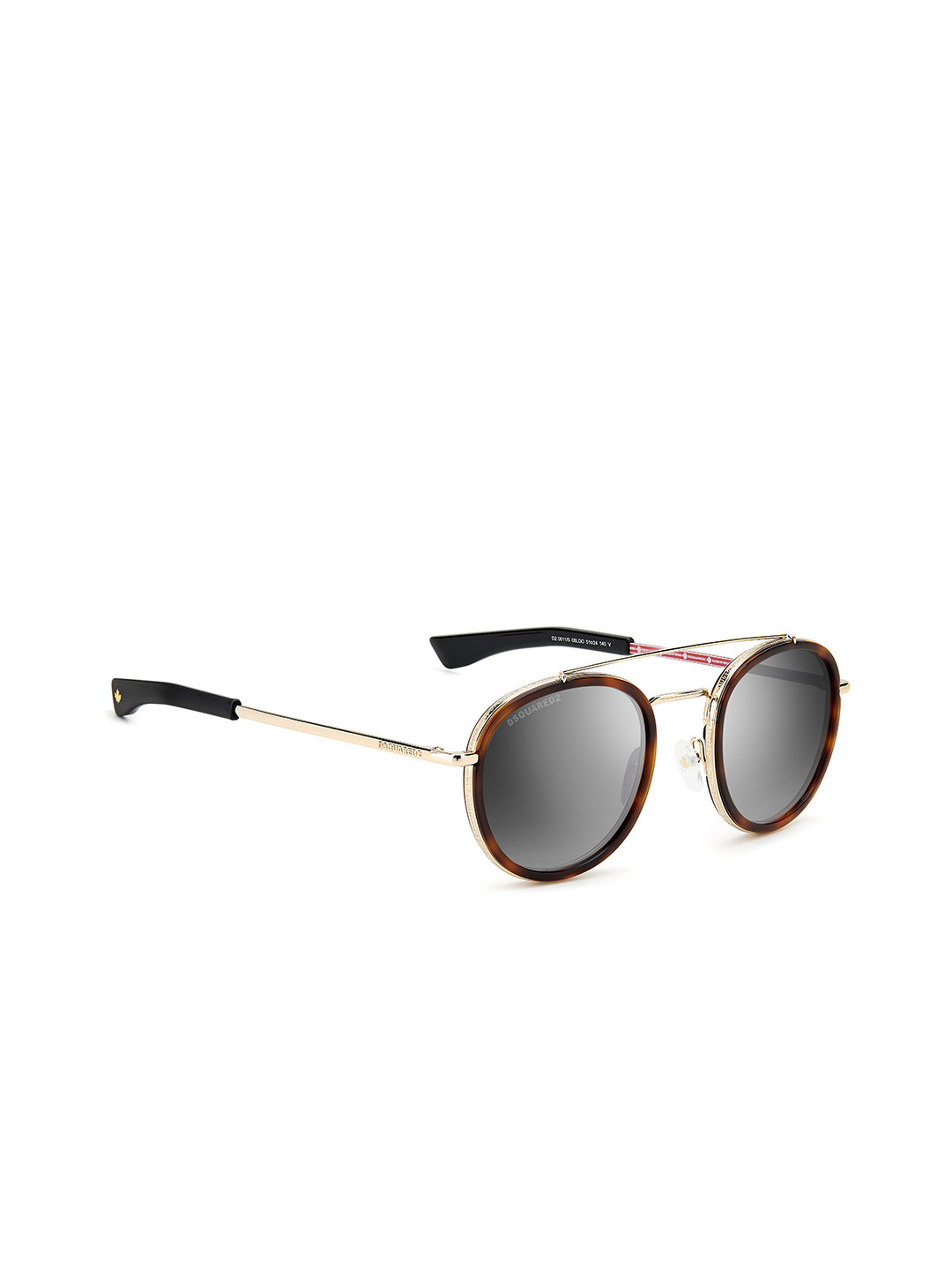 Dsquared2 Men Round Sunglasses with UV Protected Lens 20495005L51GO