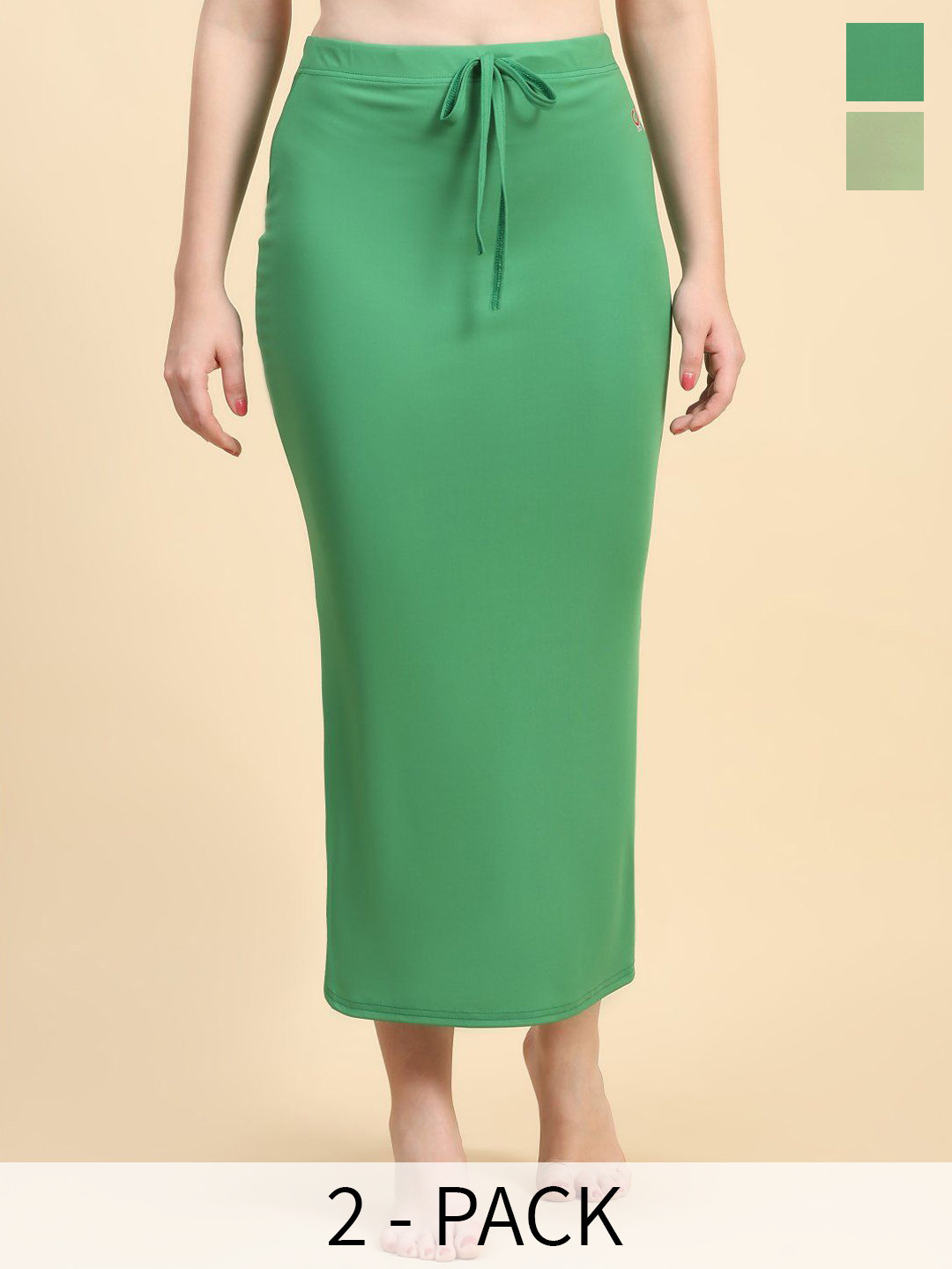 Trendmalls Pack of 2 Fish Cut Saree Shapewear