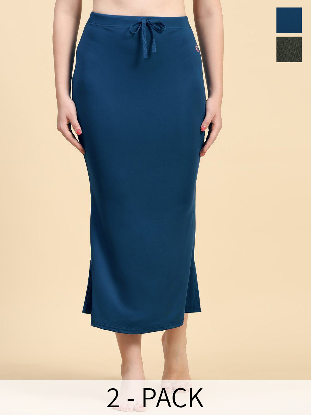 Trendmalls Pack of 2 Fish Cut Saree Shapewear