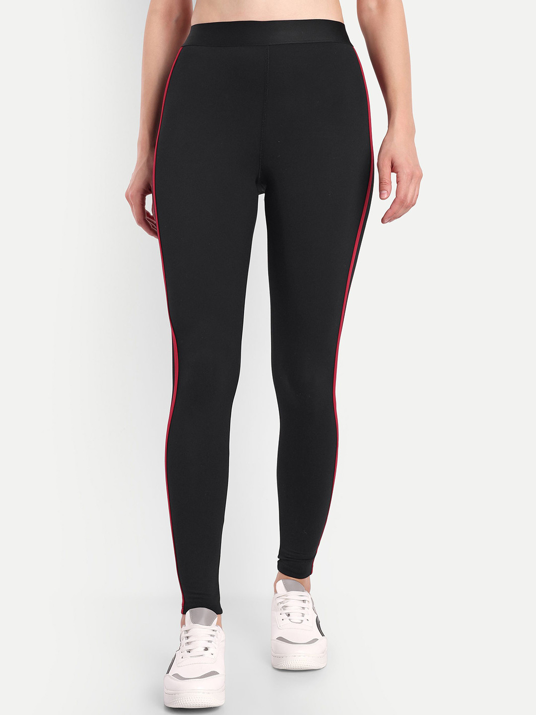 So What Women Naomi Side Panel Ankle Length Tights