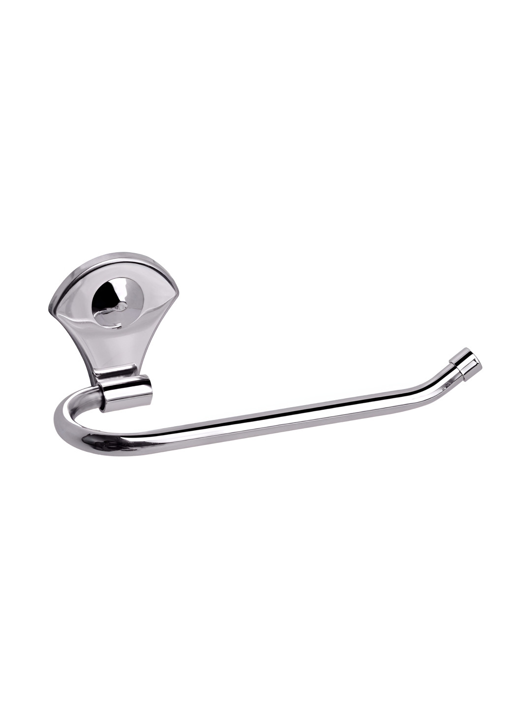 Filox Silver-Toned Wall-Mounted Towel & Napkin Holder Rod
